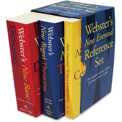 Houghton Mifflin Webster's New Essential Reference Set Reference Print
