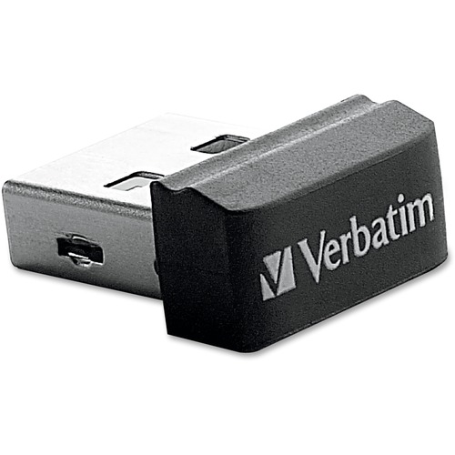 Verbatim 8GB Store 'n' Stay Nano USB Flash Drive - Black