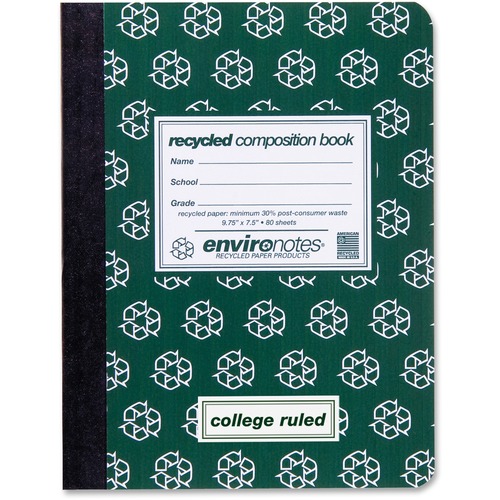 Roaring Spring Roaring Spring Environotes Recycled Composition Book