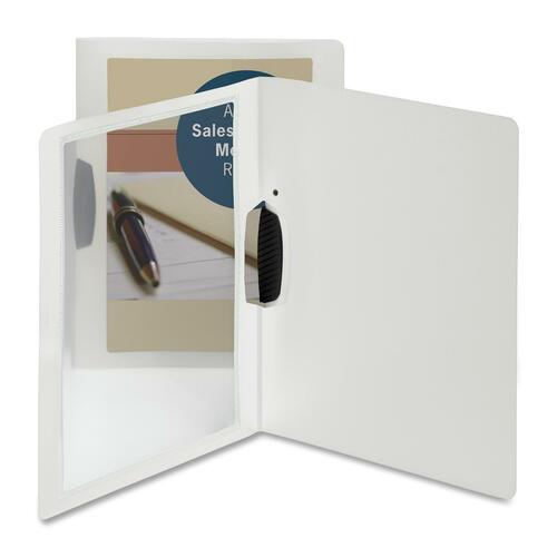 Smead Smead 86044 Oyster Frame View Poly Report Covers with Swing Clip