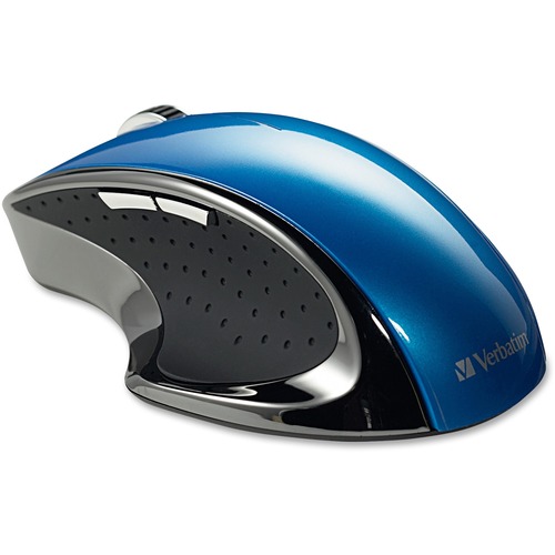 Verbatim Wireless Ergo Desktop Optical Mouse - Blue