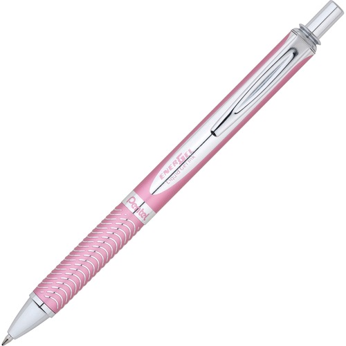 Pentel EnerGel Alloy RT Rollerball Pen with Pink Ribbon