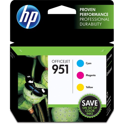 HP HP 951 3-pack Cyan/Magenta/Yellow Original Ink Cartridges
