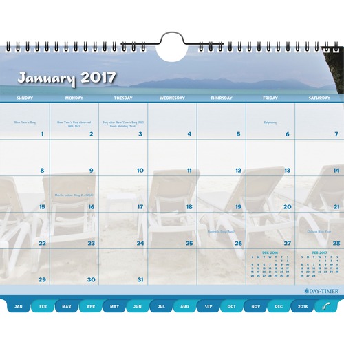 Day-Timer Coastlines Calendar