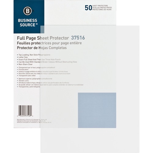 Business Source Sheet Protector