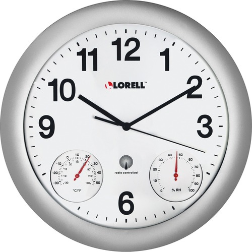 Lorell Lorell Analog Temperature/Humidity Wall Clock