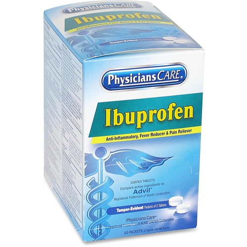 PhysiciansCare Ibuprofen Individual Dose Packet