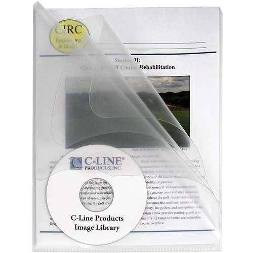C-Line C-line Clear Multi-Section Project Folders