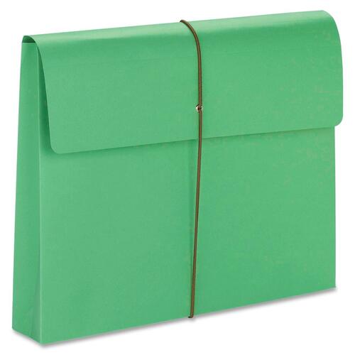 Smead Smead 77204 Green Expanding Wallets with Elastic Cord