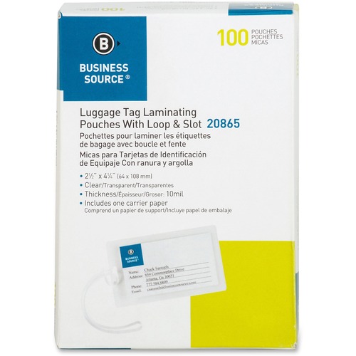 Business Source Business Source Luggage Laminating Pouch