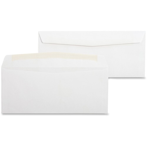 Business Source Business Source White Wove Side-Seam Business Envelope