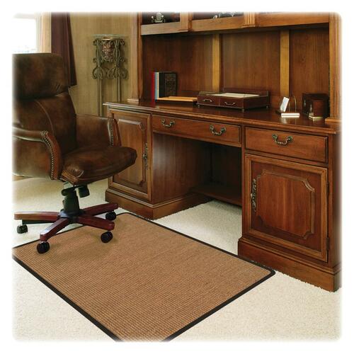 Deflect-o Deflect-o Harbour Pointe Color Band Sisal Decorative Chairmat for Medi