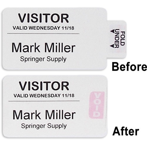 C-Line Self-expiring Security Badge