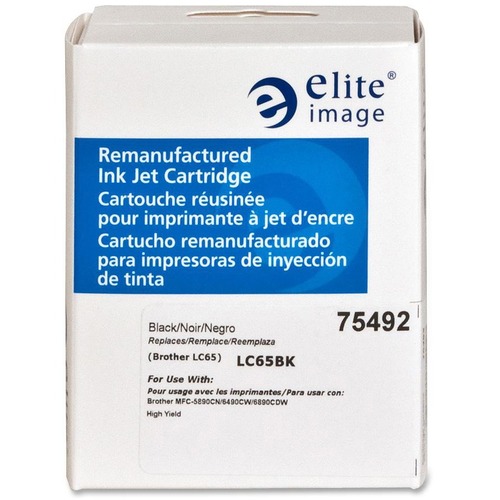 Elite Image Elite Image Remanufactured Brother LC65HYBK Inkjet Cartridge