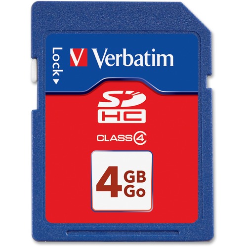 Verbatim Verbatim 4GB SDHC Memory Card, Class 4