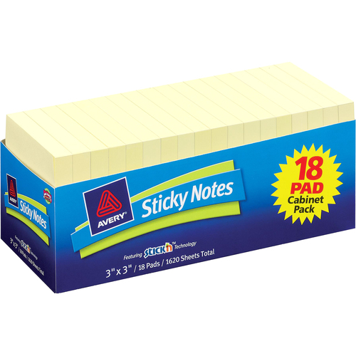 Avery Avery Regular Sticky Note Pad