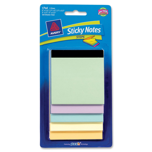 Avery Avery Steps Sticky Notes Pad