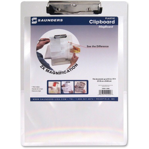Saunders Full Page Magnifier Clipboard