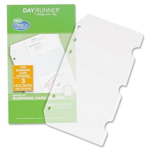 Day Runner Day Runner Side-loading Planner Credit Card Holder