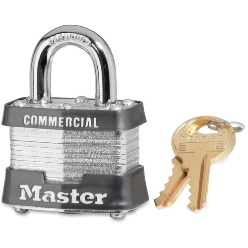 Master Lock 1-9/16in (40mm) Wide Laminated Steel Pin Tumbler Padlock