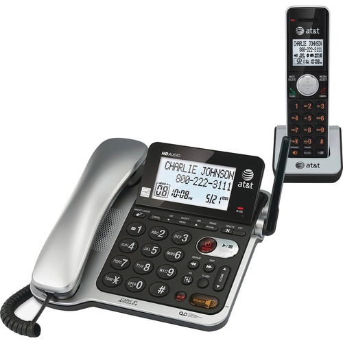 AT&T AT&T CL84102 DECT 6.0 Cordless Phone - Silver