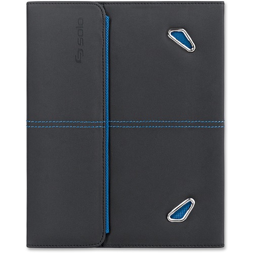 Solo Solo Tech Carrying Case for iPad - Black, Blue