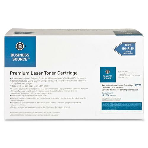 Business Source Business Source Remanufactured Toner Cartridge Alternative For HP 55A