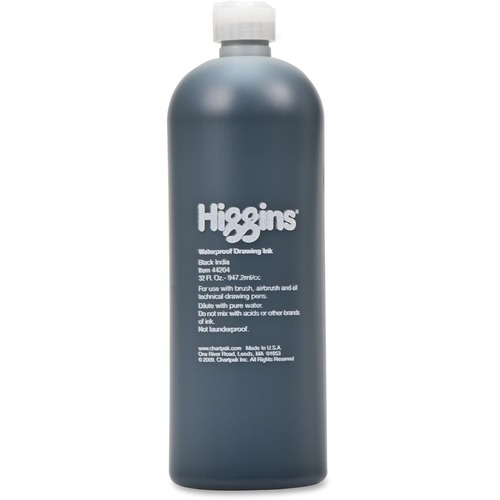 Higgins Higgins Higgins Waterproof Black Ink Bottle