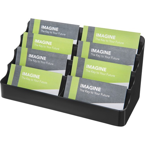 Deflect-o 8 Compartment Business Card Holder