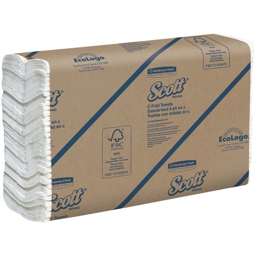 Scott 100% Recycled Fiber C-Fold Towel