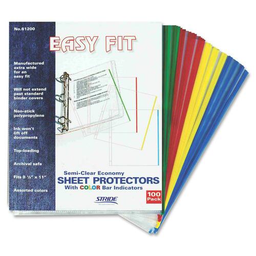 Stride Stride Easy Fit Semi-clear Sheet Protectors