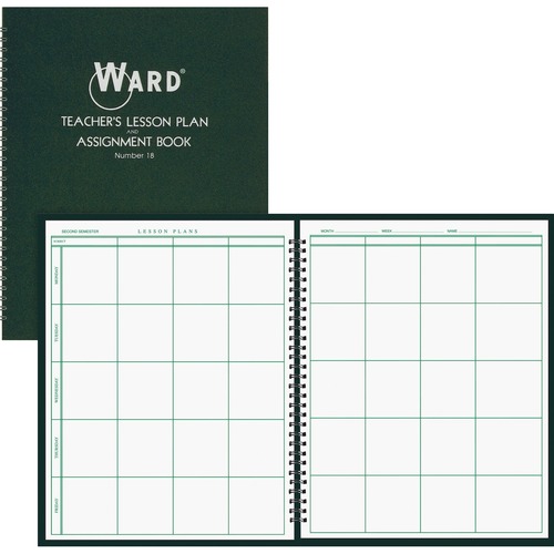 Ward Ward Teacher's 8-period Lesson Plan Book