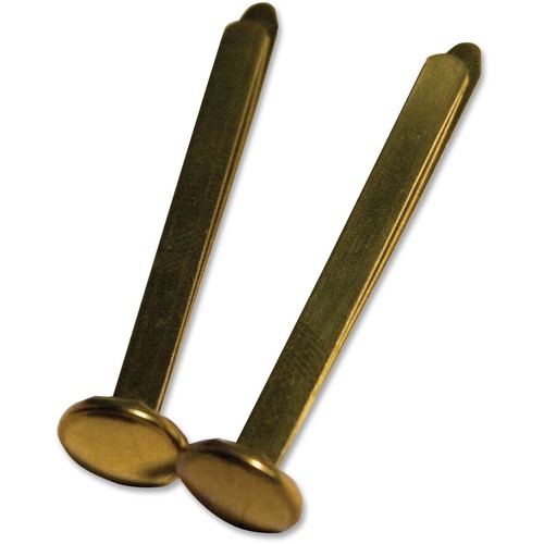 Gem Office Products Gem Office Products Round Head Solid Brass Fasteners