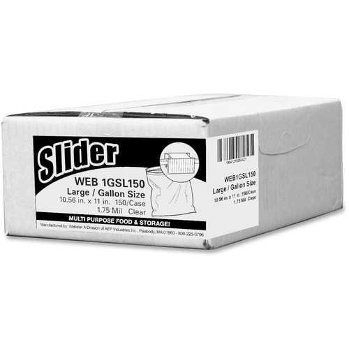 Webster Webster Slider Gallon Size Storage Bags