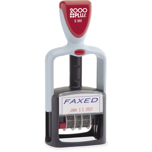 Consolidated Stamp Cosco 2-color Self-inking Word Dater