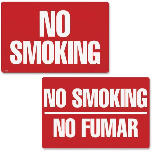 COSCO 2-sided No Smoking Sign