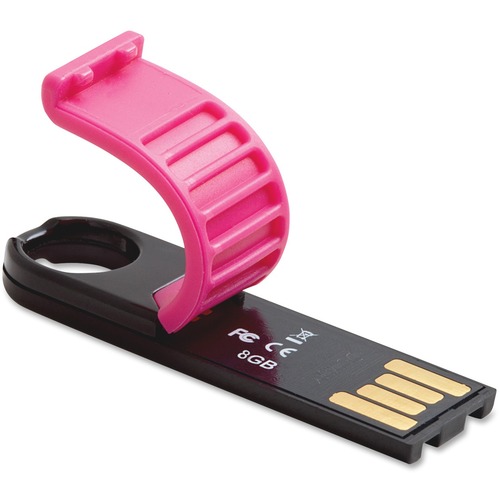 Verbatim 8GB Micro Plus USB Flash Drive - Hot Pink