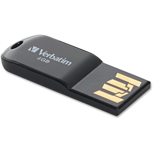 Verbatim Verbatim 4GB Micro USB Flash Drive - Black