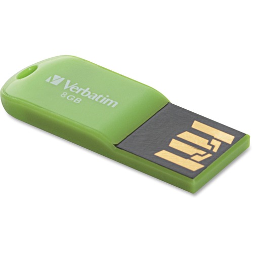 Verbatim 8GB Micro USB Flash Drive - Eucalyptus Green