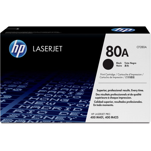 HP HP 80A (CF280A) Black Original LaserJet Toner Cartridge