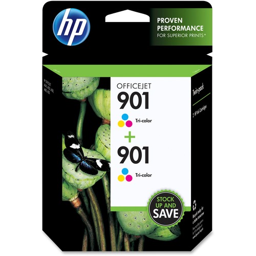 HP HP 901 2-pack Tri-color Original Ink Cartridges