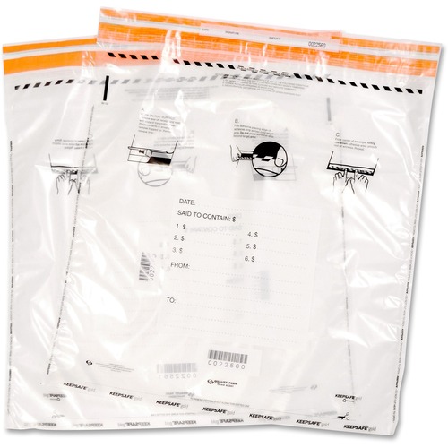 Quality Park Quality Park Tamper Evident Deposit Bags