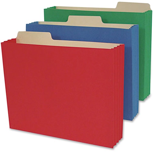 SJ Paper Colored File Cabinet Pockets