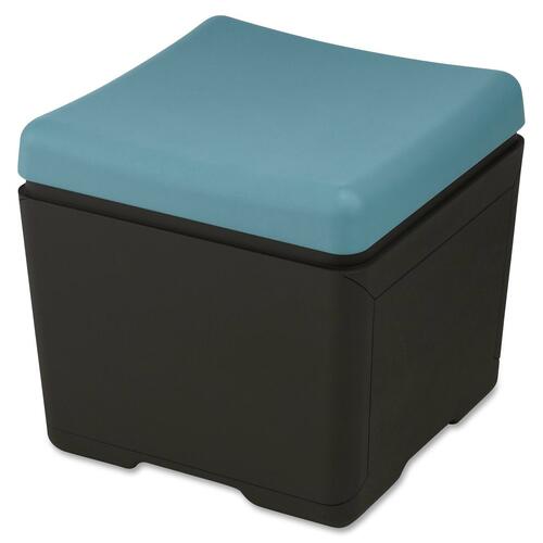 Iceberg Otto Seating & Storage Solution, Charcoal Top/Black Bottom