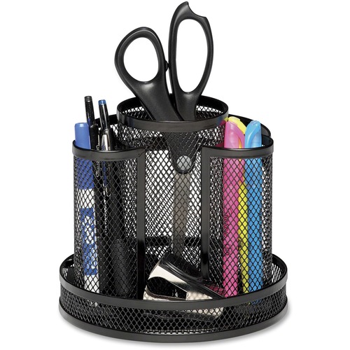 Rolodex Rolodex Workspace Mesh Spinning Supply Caddy
