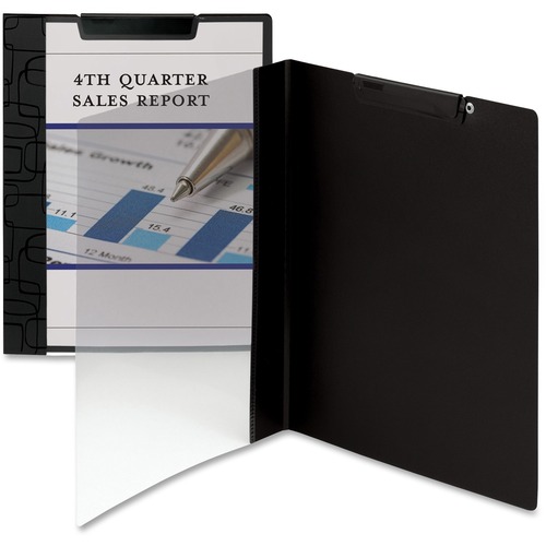 Smead 86000 Black Accent Series Poly Report Covers