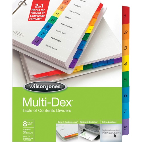 Wilson Jones Wilson Jones MultiDex Divider
