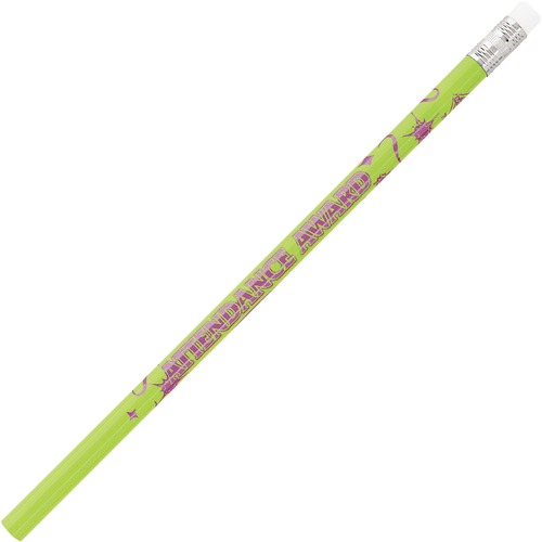 Moon Products Decorated Wood Pencil, Attendance Award, HB #2, Assorted