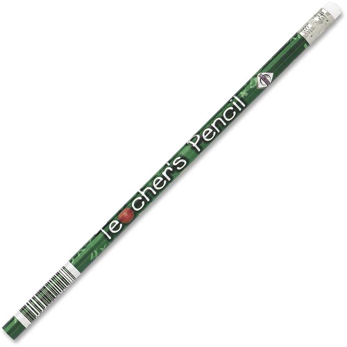 Moon Products Moon Products Decorated Wood Pencil, Teacher's Pencil, HB #2, Black Ba