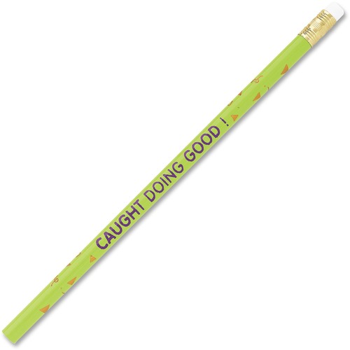 Moon Products Decorated Wood Pencil, Caught Doing Good, HB #2, Green B